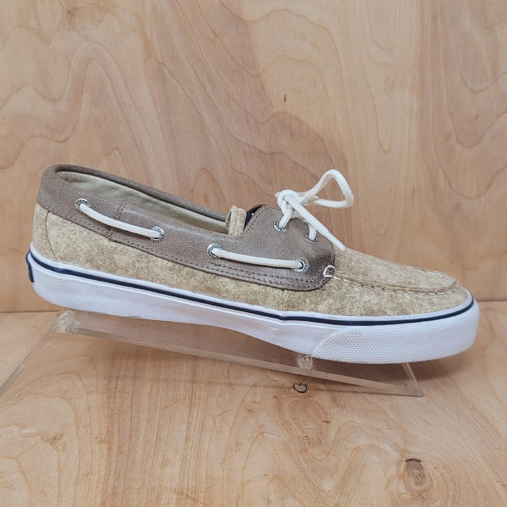 Sperry Topsider Boat Shoes Mens 10.5 M Bahama II White Cap Sneakers STS13106 - Picture 13 of 14